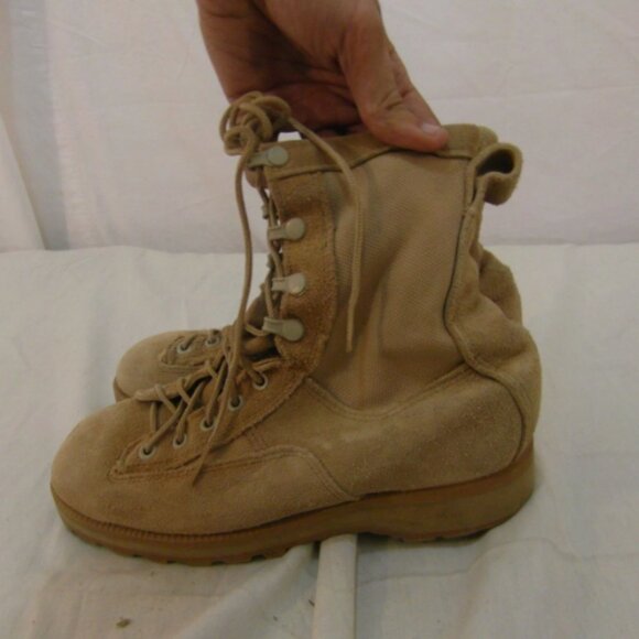 MCRAE TEMPERATE WEATHER TAN VIBRAM SOLE SPEED LACES sz5W WIDE BOOTS NM 31996 main image 4